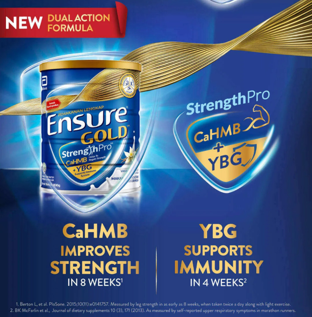 Ensure Gold Vanilla Adult Milk Powder 1.48kg BIB x 6 box (1 Carton ...