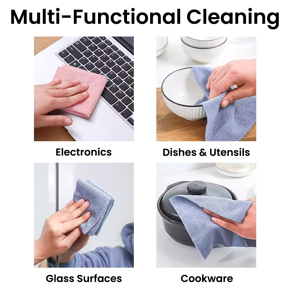 (MY) Microfiber Cleaning Cloth Disposable Tissue - Super Absorbent ...