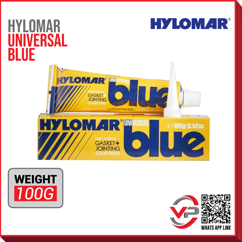 HYLOMAR UNIVERSAL BLUE NON-SETTING GASKET + JOINTING COMPOUND TUBE 100G ...