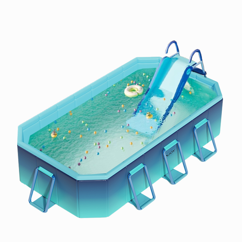 GOOGOO BIRD Pool Slide With Ladder Bracket Slide For Folding Pool ...