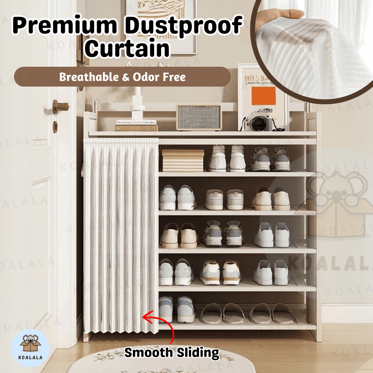 【Installation Free】 Wooden Shoe Rack Foldable Portable Bamboo Folding ...