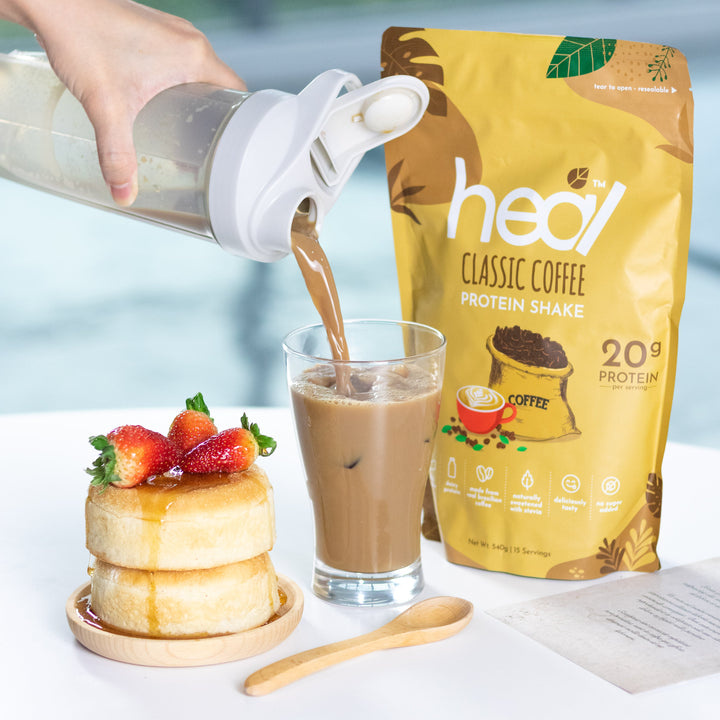 HEAL PROTEIN SHAKE POUCH Powder Pack Whey Protein/Pea Protein/Plant ...