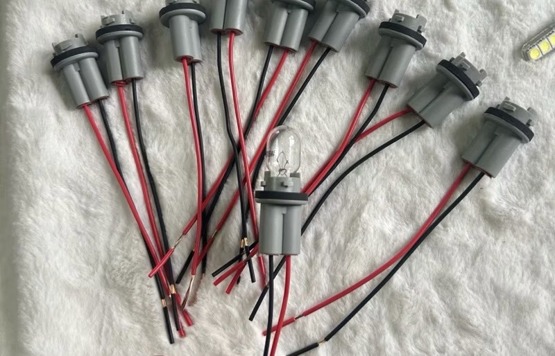 1pcs T10 T5 T15 Bulb Holder Adapters Cable Bulb Connector Socket Wedge ...
