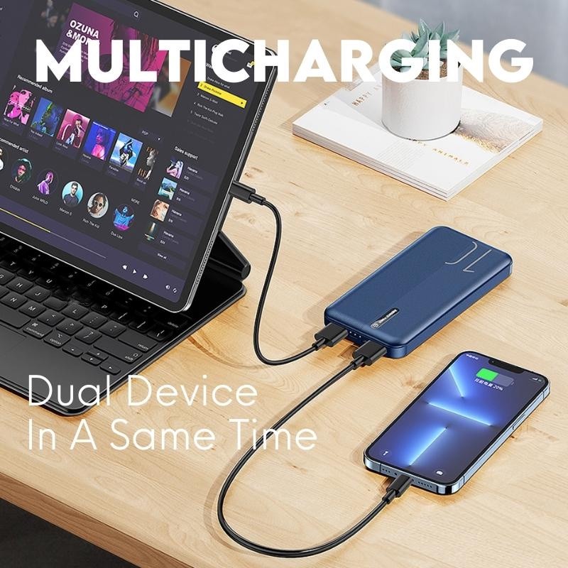 REMAX Powerbank Dual Output LED Light Indicators 2.1A Super Power Bank ...