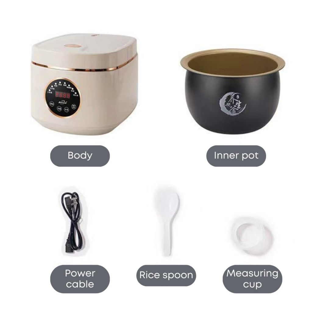 𝟏 𝐘𝐞𝐚𝐫 𝐖𝐚𝐫𝐫𝐚𝐧𝐭𝐲 5L Malaysia Plug Multifunctional Electric Rice Cooker ...