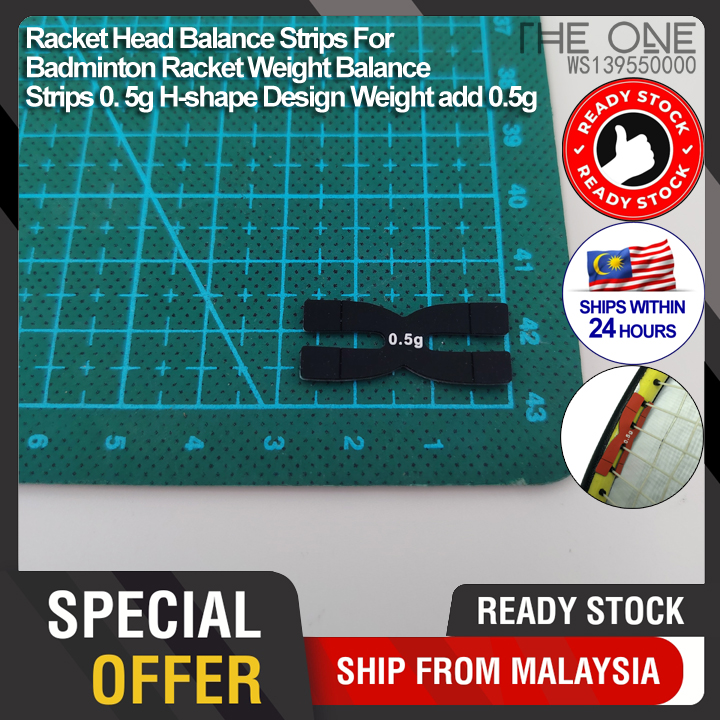 【T1 BORONG】Racket Head Balance Strips For Badminton Racket Weight ...