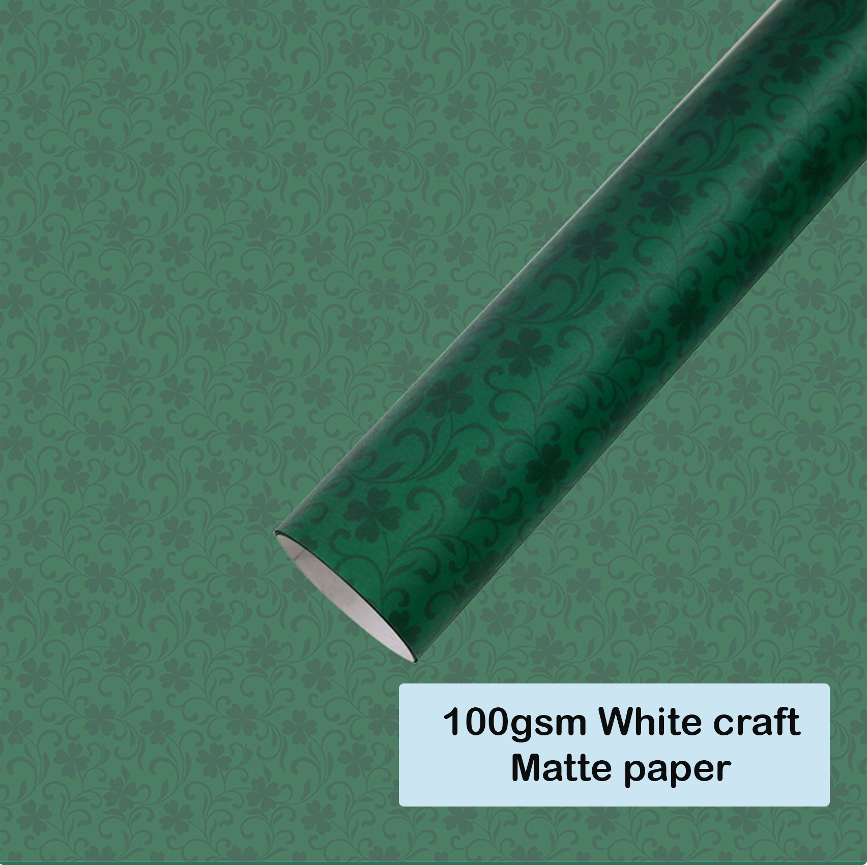 Q Moon 100gsm White Craft Paper Premium Gift Wrapping Paper Green ...