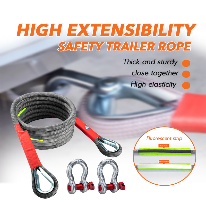 Heavy Duty Car Towing Rope Towing Truck Rescue Rope Tali Towing Kereta ...