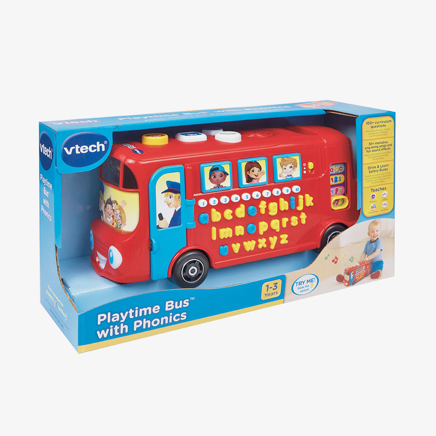 VTech Playtime Bus English Phonics Electronic Learning Toys