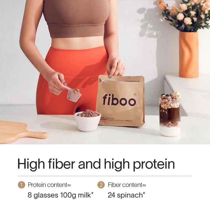 280g FIBOO 代餐奶昔 Fiboo High Protein Diet Shake Meal Replacement 代餐 饱腹 减肥 ...
