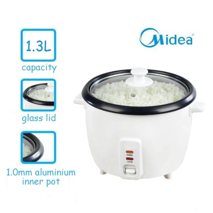 Midea Conventional Rice Cooker (0.6L / 1.3L / 1.8L) MG-GP06B MG-GP10B ...