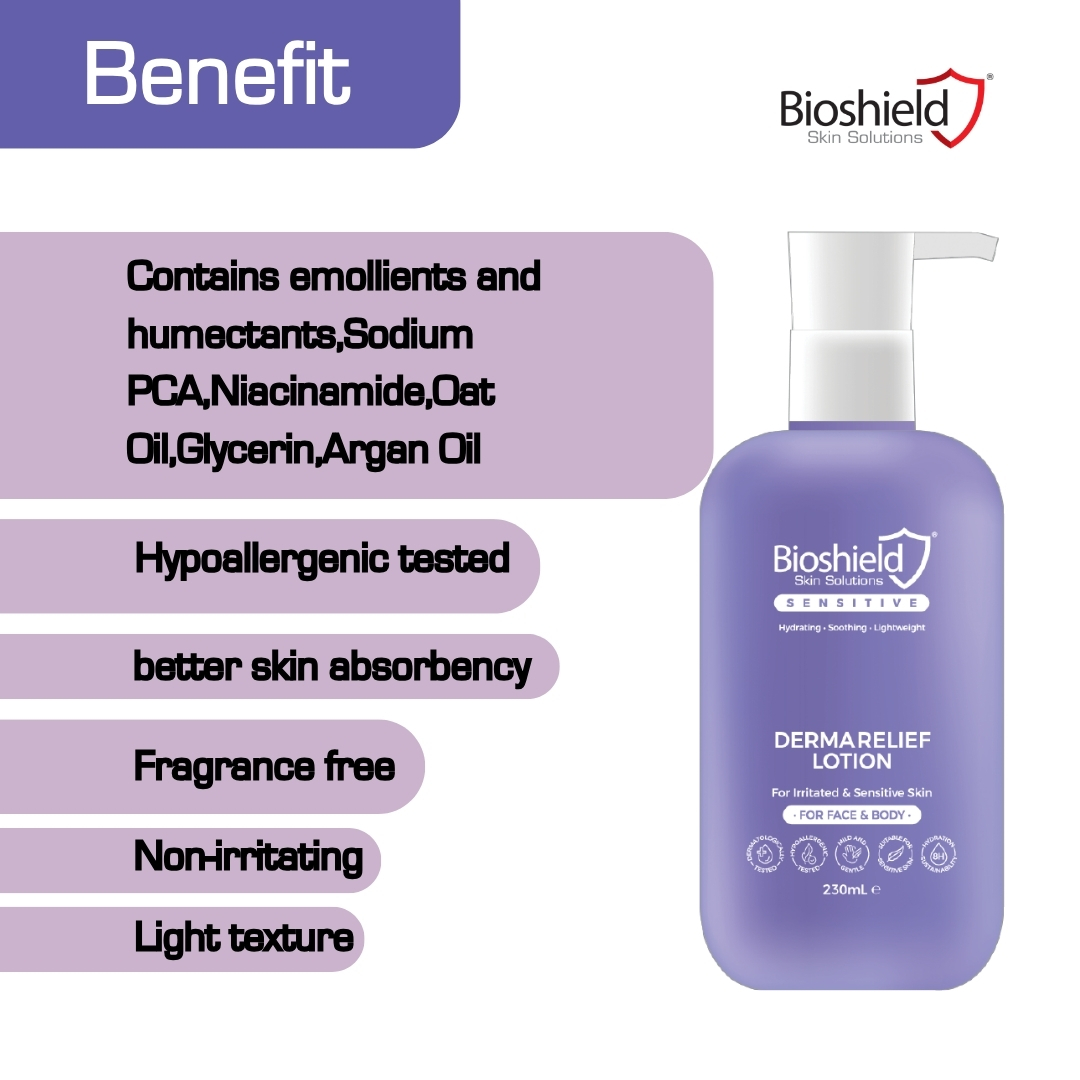 Bioshield Sensitive DermaRelief Repair Pack (Cleanser & Lotion ...