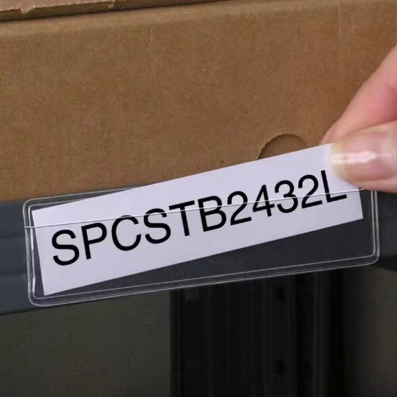 32Pcs Shelf Tag Pocket Identification Card Self-adhesive index card ...