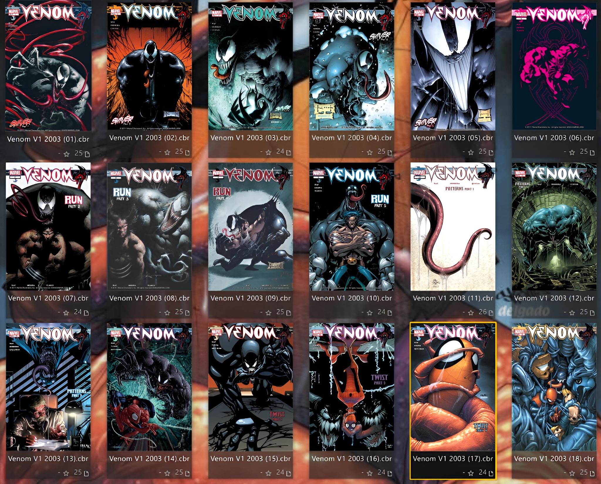 Venom V1 #1-18 Complete (Official Edition) 2003-2004 Digital Comic ...
