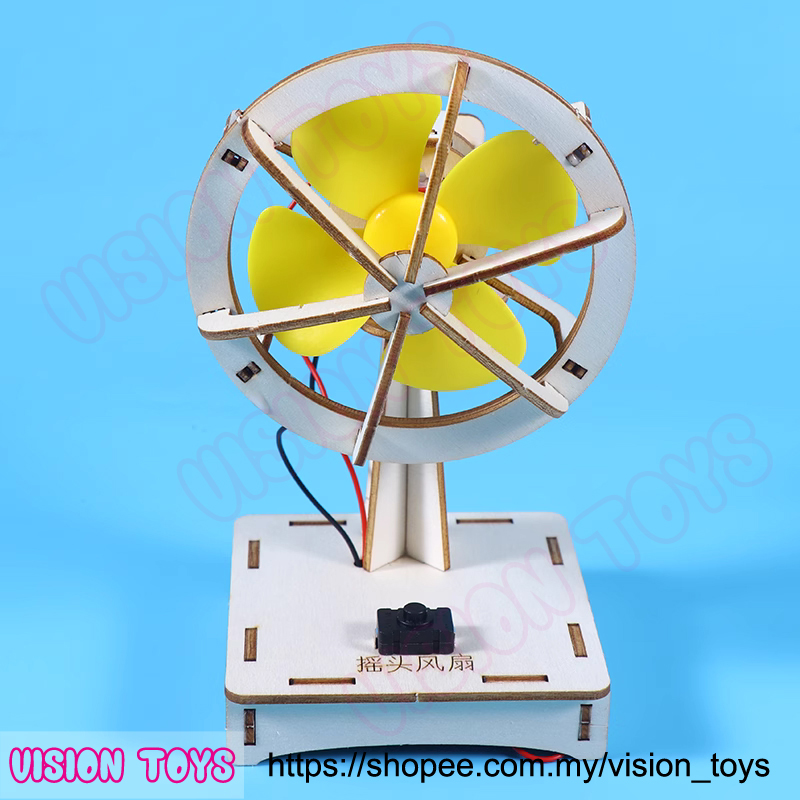 Kipas Elektik Electric Fan 电动摇头风扇 Science Engineering Education Toys ...