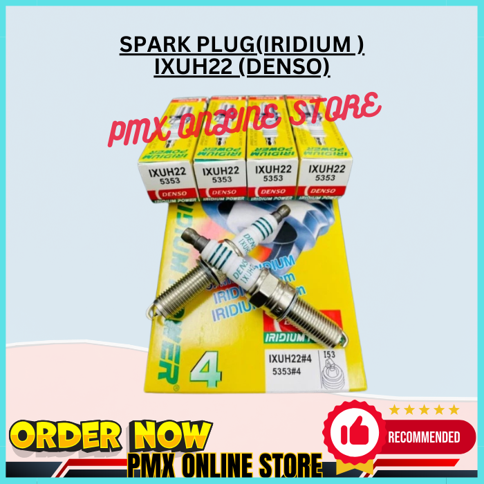 PERODUA AXIA 1.0 BEZZA 1.0 SPARK PLUG (IRIDIUM) 1set 4pcs IXUH22 #4 ...
