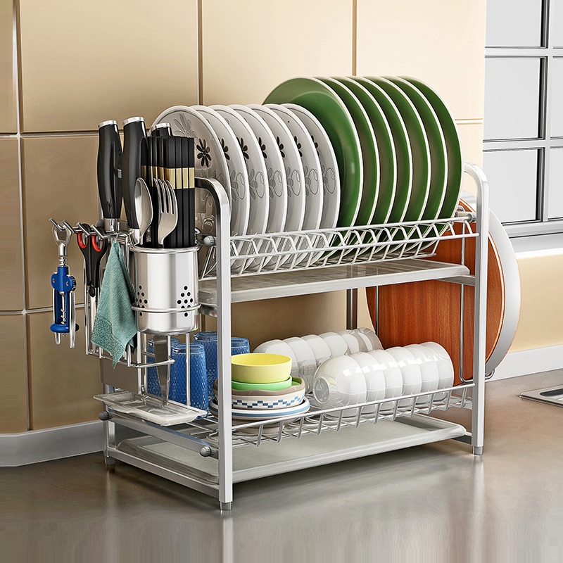 OSUKI 304 Stainless Steel Kitchen Dish Rack Sink Storage | Rak Pinggan ...