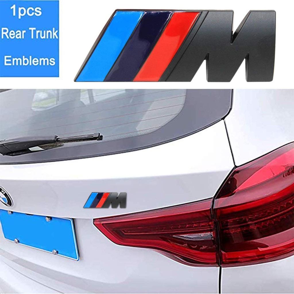 BMW M Sport Metal Car Sticker Emblem All Series Rear End Labeling ...