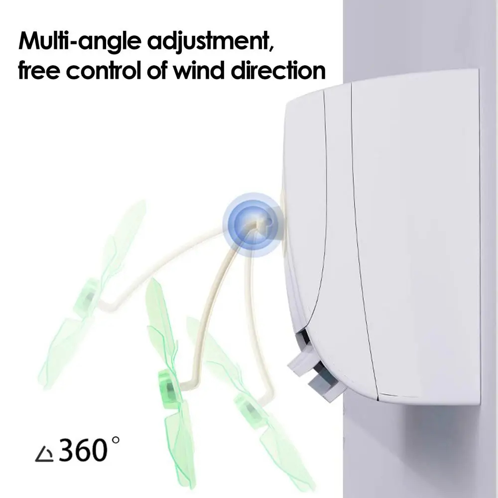 Air Conditioner Wind Guide Fan Aircond Windshield Adjustable Foldable ...