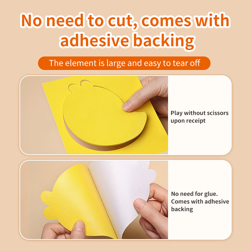 𝗠𝗬𝗛𝗢𝗠𝗘 Cute Cartoon 3D EVA Foam DIY Sticker Art Craft Kits for Kids ...