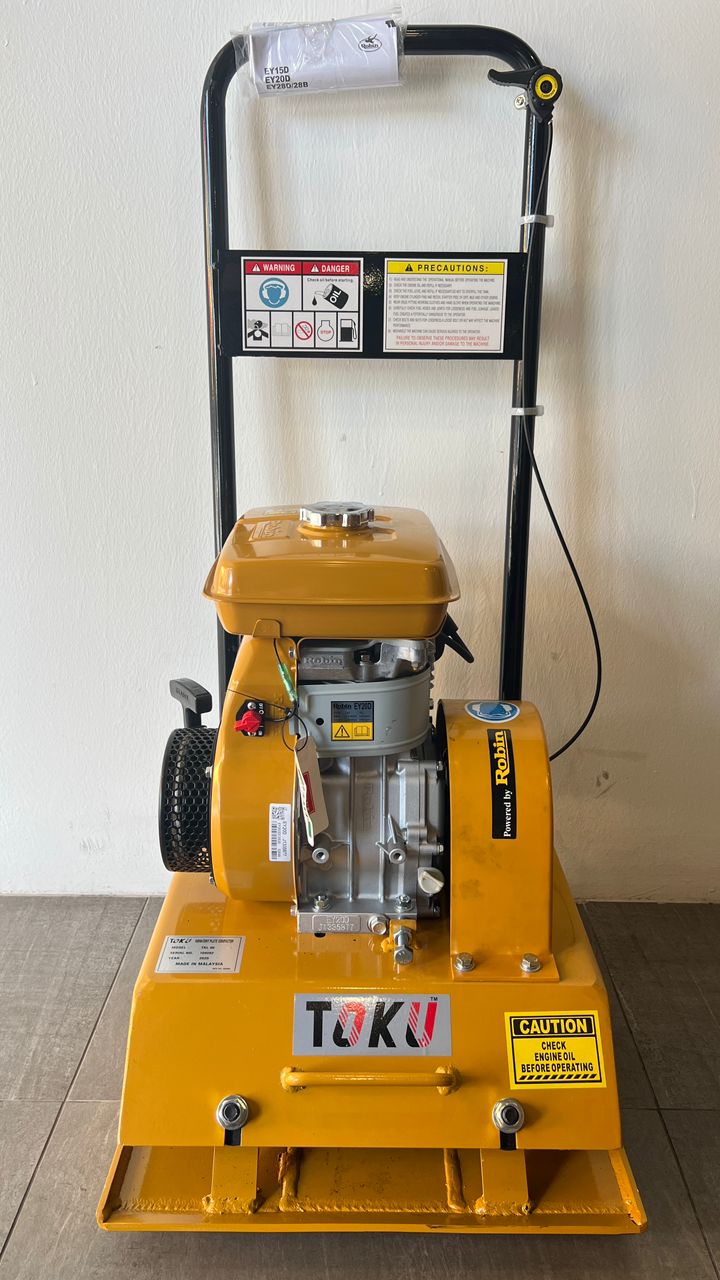 [ TOKU ] Robin Engine 5HP EY-20 Plate Compactor TKL80 vibratory roller ...