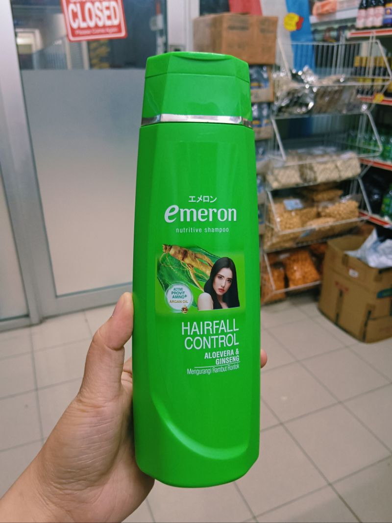 Emeron Shampoo 340ml hijau | Shopee Malaysia