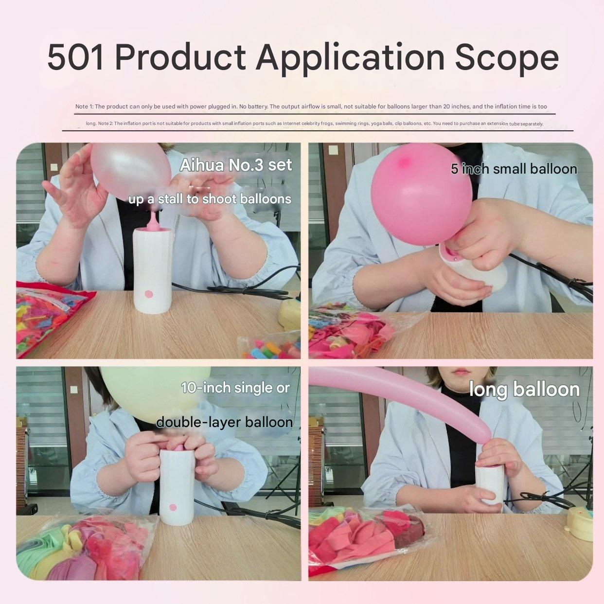 Electric balloon pump motor automatic air inflator inflatable balloon ...