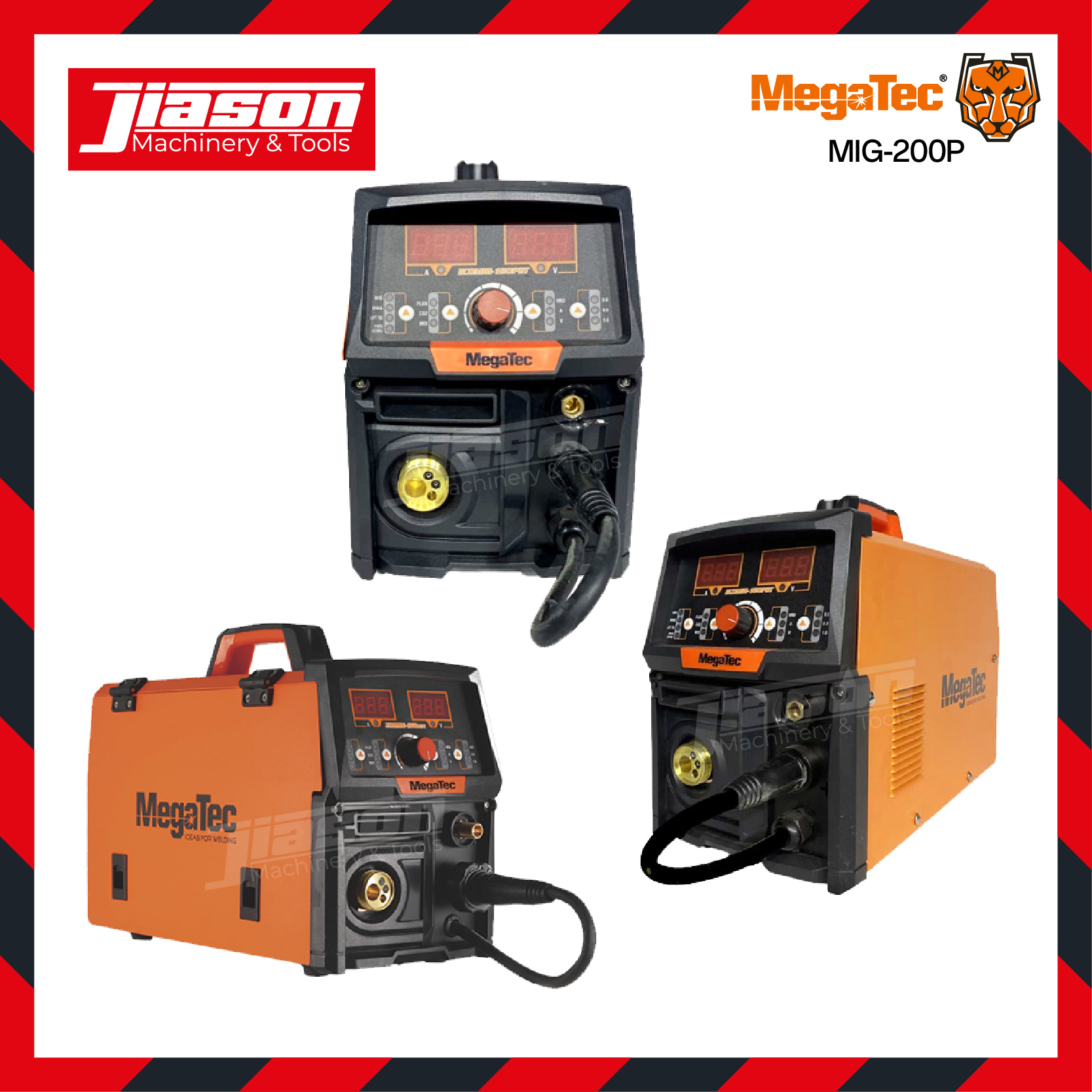[WITHOUT GAS] MEGATEC MIG-200P / MIG200P MIG Welding Machine 50-200A ...