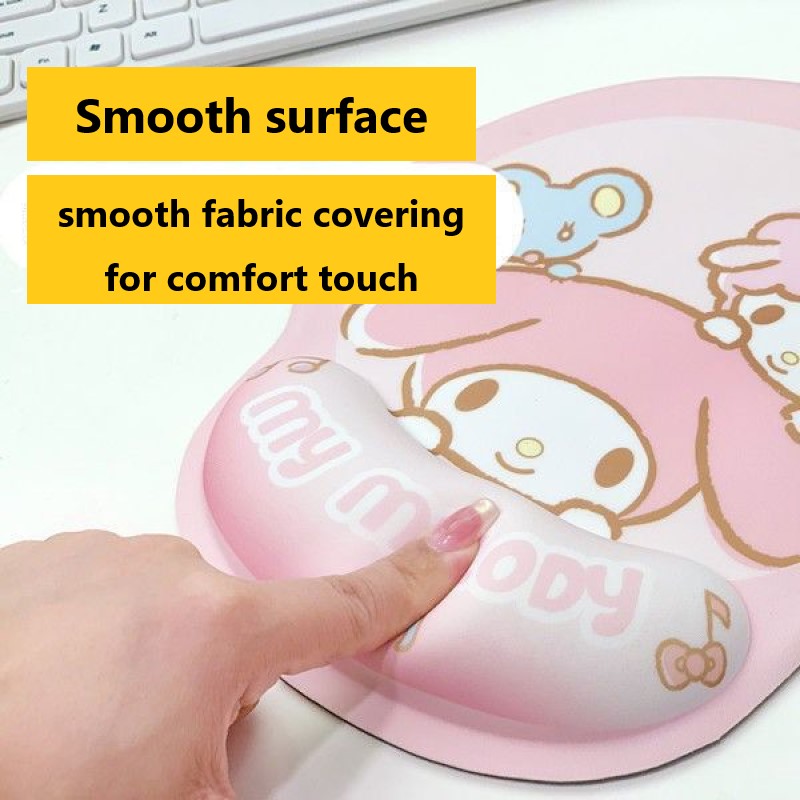 𝗝𝘀 𝗦𝗲𝗹𝗳𝗰𝗮𝗿𝗲 Non-slip Silicone Wrist Rest Mouse Pad PC Computer Laptop ...