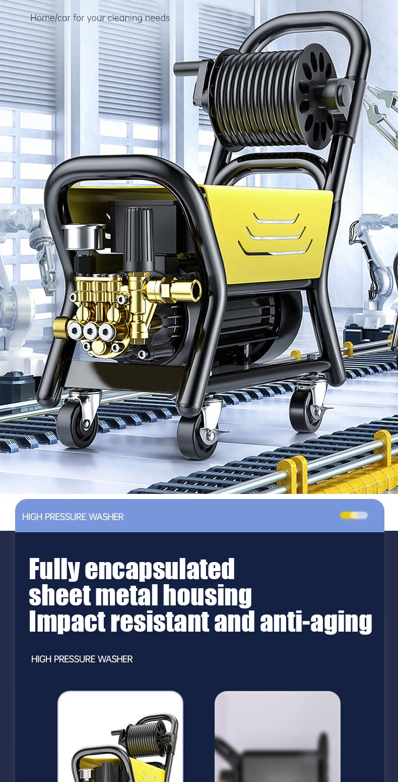 SOARFLY Water jet High Pressure Cleaner 5800W Water Jet Sprayer Machine ...