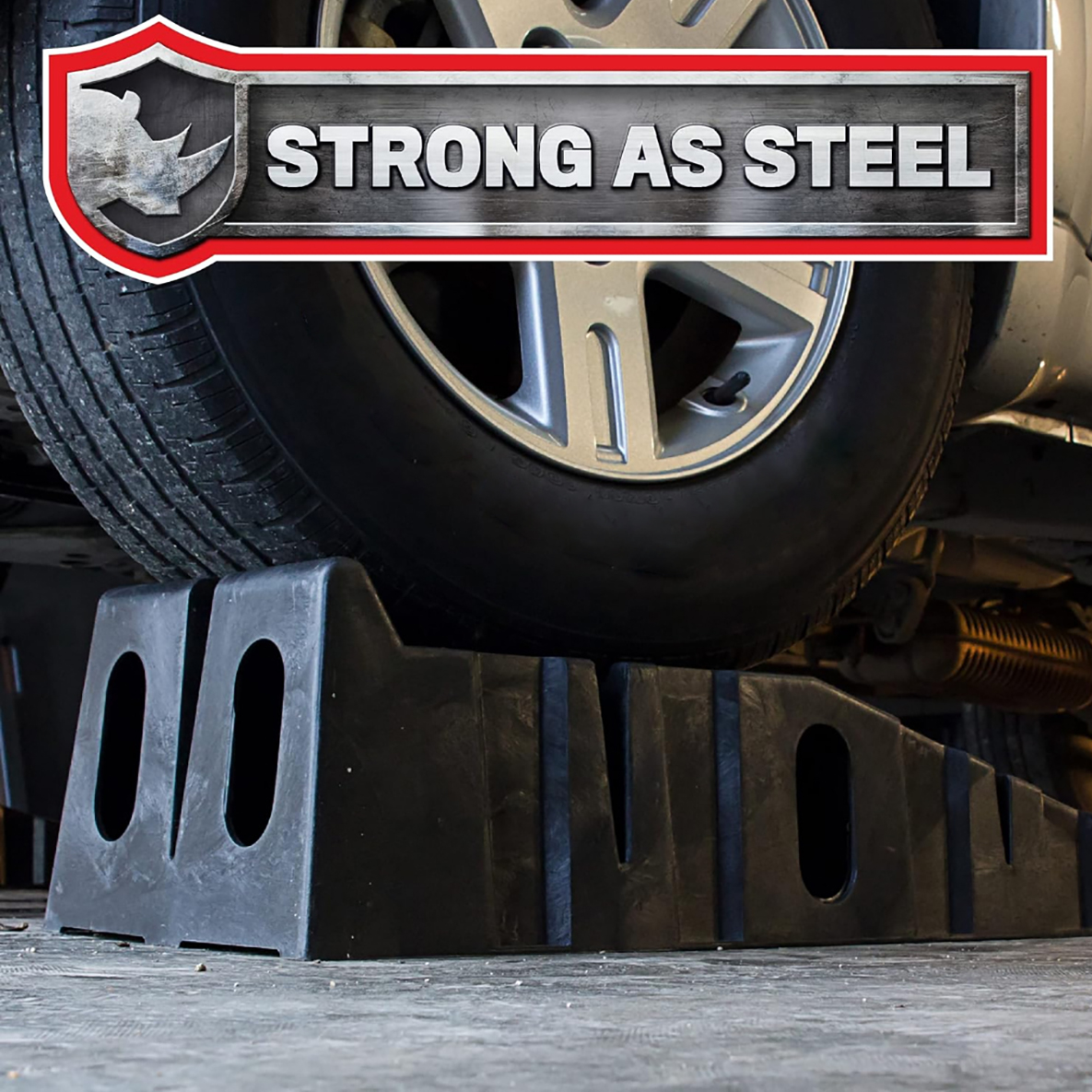 Car Ramps Durable Heavy Duty Car Ramp Car Rubber Ramps For Car Vehicle ...
