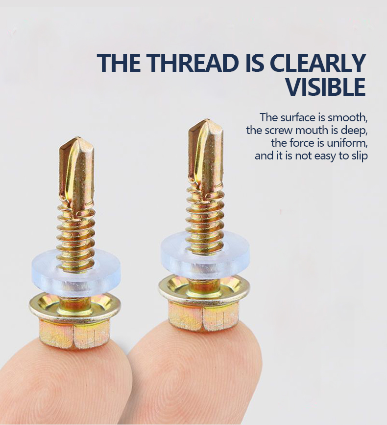 Galvanized hexagonal dovetail screw Self Drilling Screw Hexagon Head ...