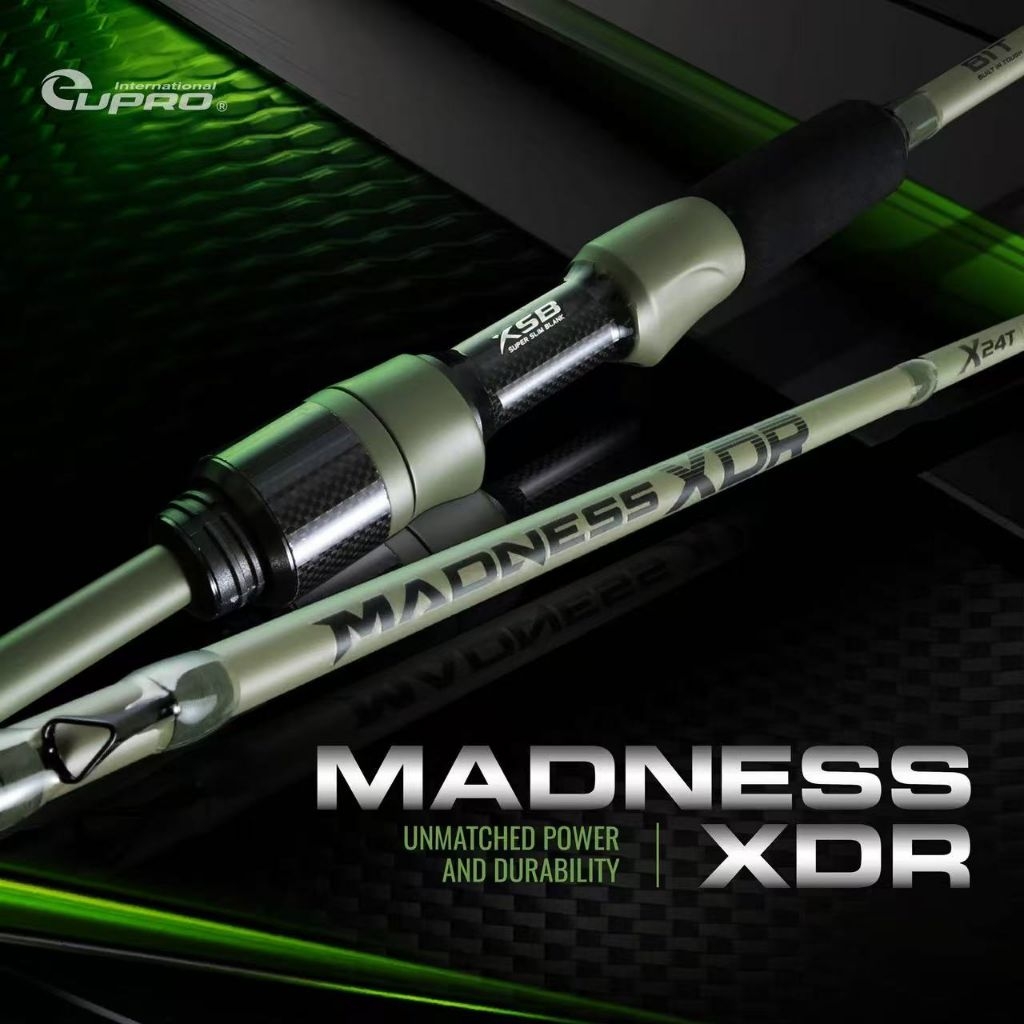 EUPRO MADNESS XDR SPINNING AND CASTING FISHING ROD TWO PIECE | Shopee ...