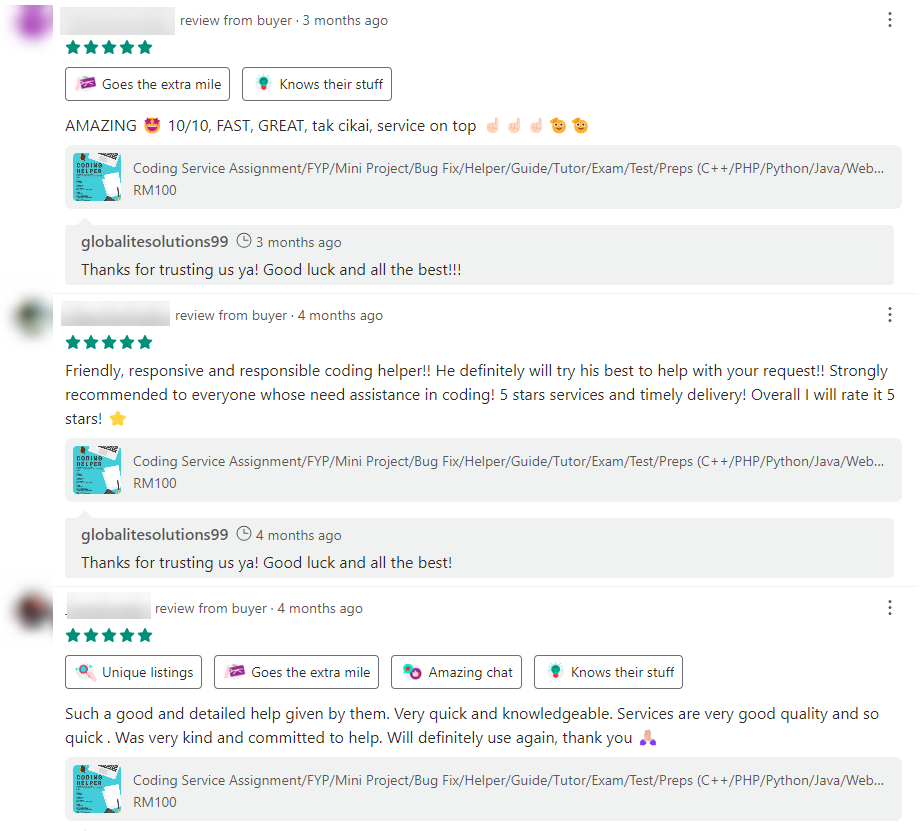Coding Service Assignment/FYP/Mini Project/Bug Fix/Helper/Guide/Tutor ...