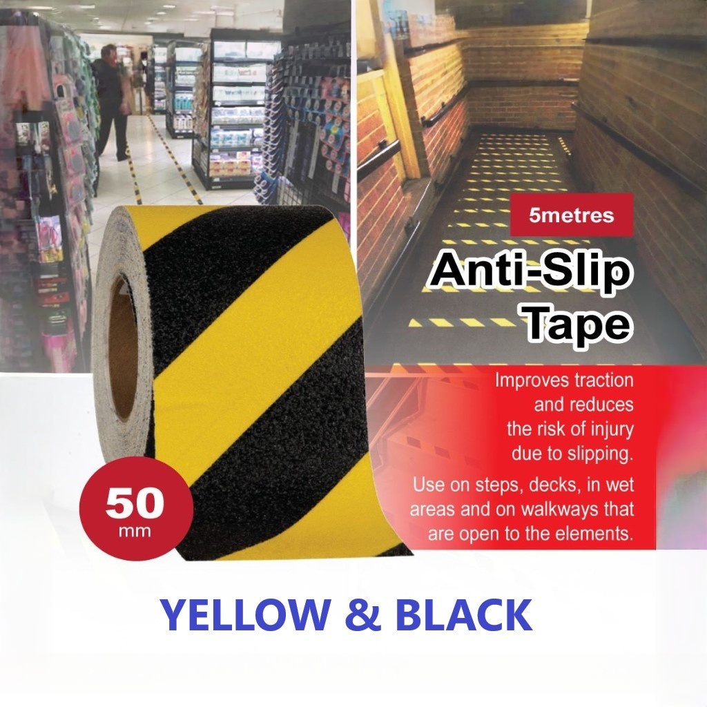 High Grip Anti Slip Tape Non Skid Adhesive/Stairs Floor Indoor Outdoor ...