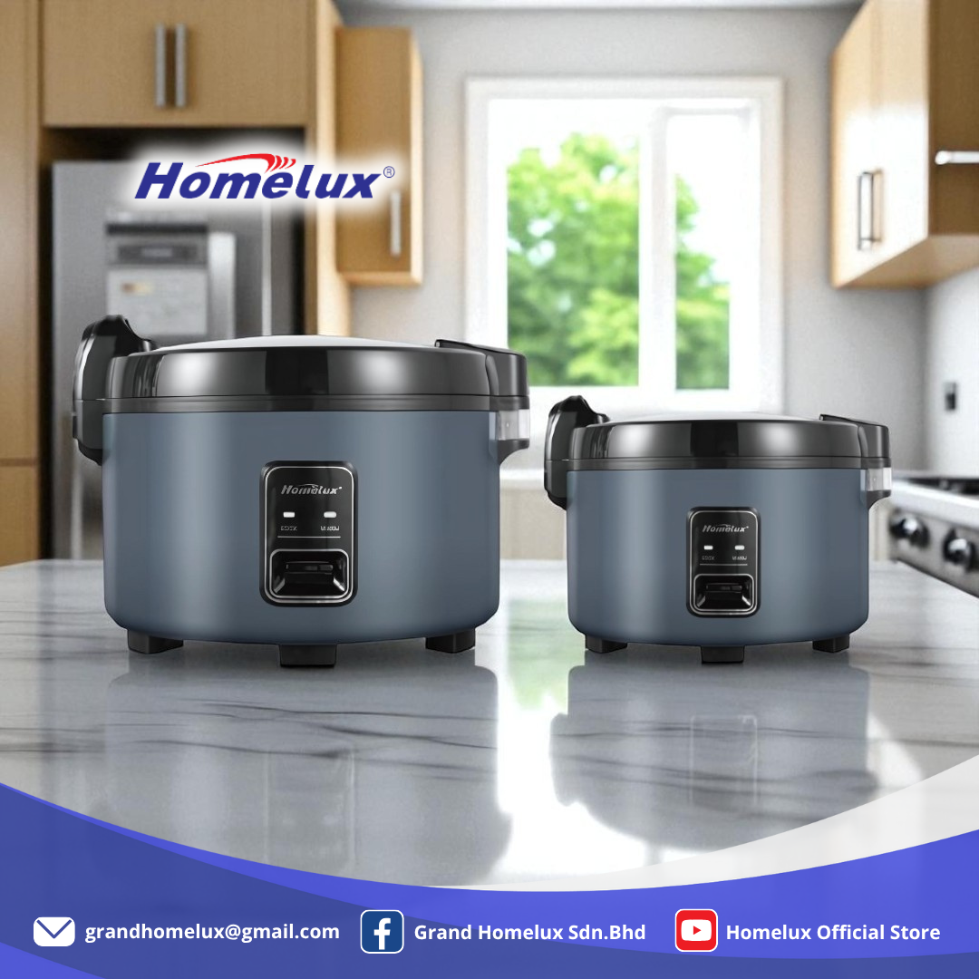 HOMELUX COMMERCIAL ELECTRIC RICE COOKER & WARMER HPRC SERIES HPRC-6L ...