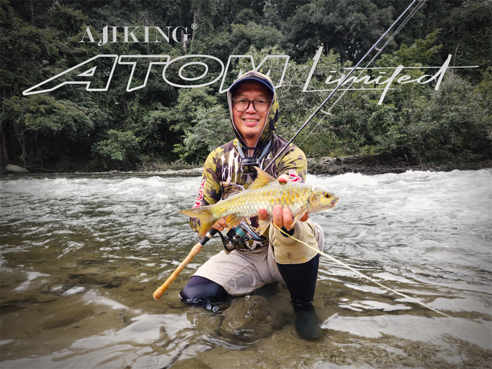 Ajiking Atom Limited Joran Pancing Spinning 5'0-6'6kaki FUJI Guides ...