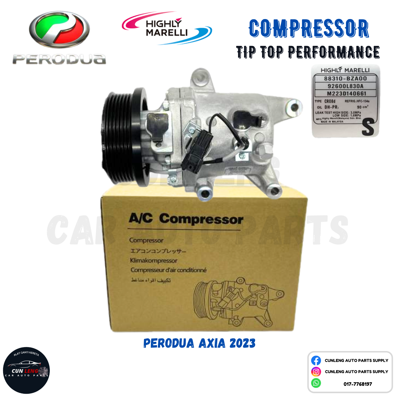 📣ORIGINAL📣Perodua Axia 2023 Car Aircond Compressor | Shopee Malaysia
