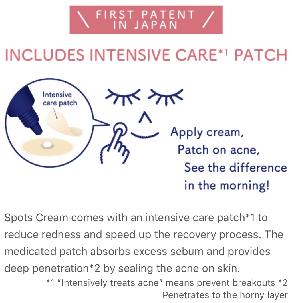 ACNES LABO Medicated Acne Spots Cream Treatment & Nighttime Point Patch ...