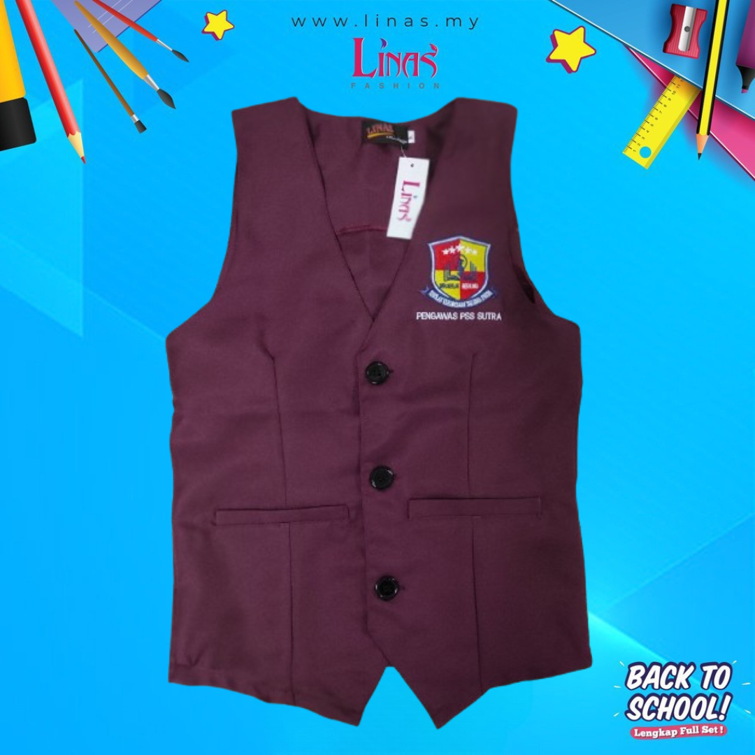LINAS FASHION | VEST SEKOLAH SAUJANA PUTRA | UNIFORM SEKOLAH | SERAGAM ...