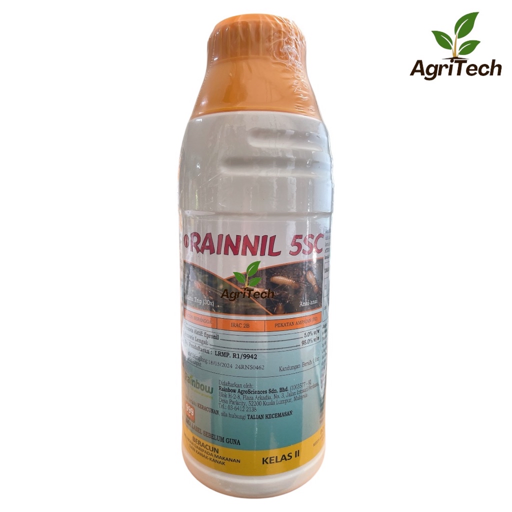 RAINNIL 5SC 1Liter/(Sama Dengan Regent) /FIpronil 5%/Racun serangga ...