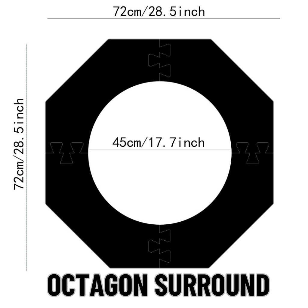 Dartboard Surround Durable Lightweight Eva Jigsaw Ring Design