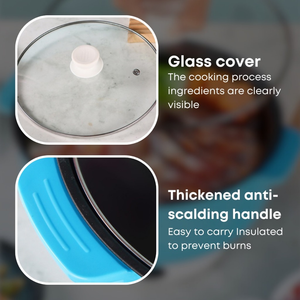 6L Non-Stick Electric Multi Cooker – Hot Pot, Steamboat, Rice & Frying ...