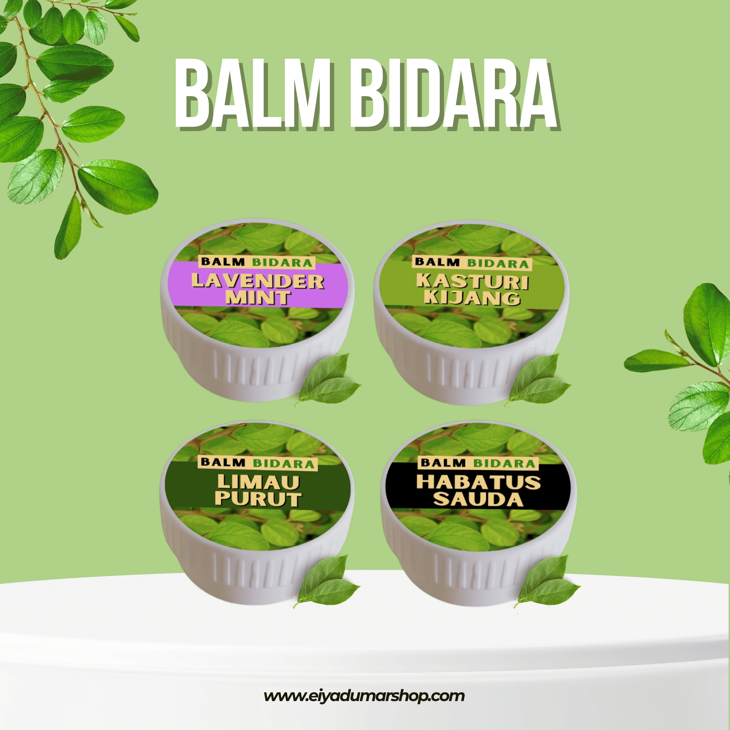 Balm Bidara Kasturi Kijang Asli Oil Bam Baby Telon Batuk Selsema Angin ...