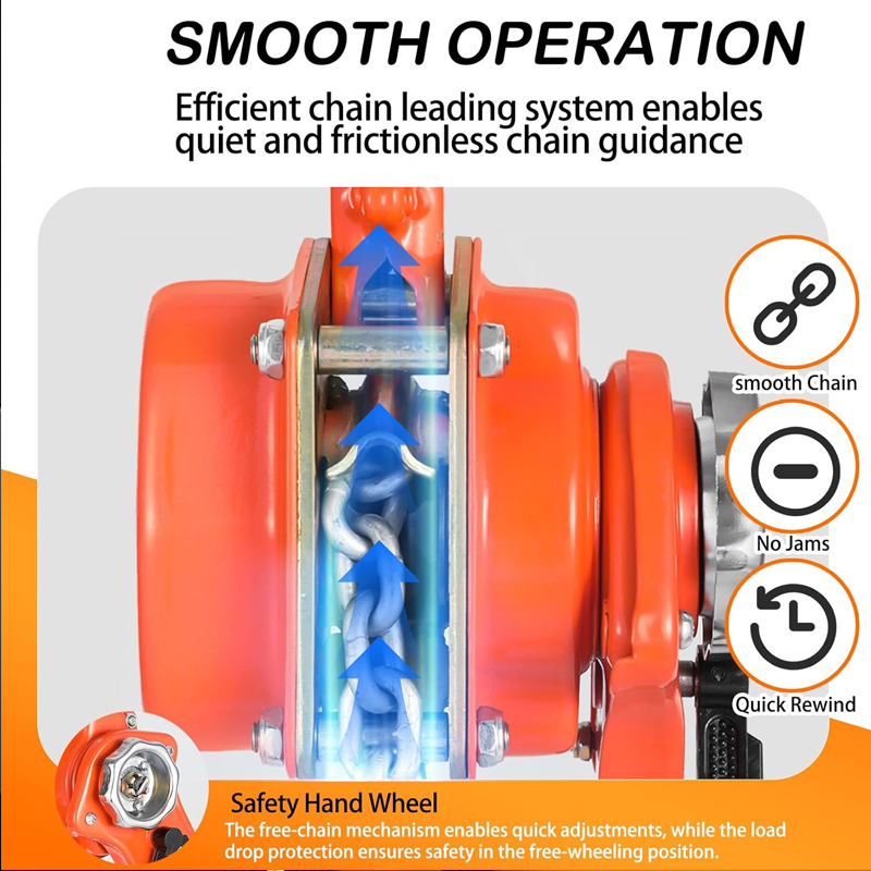 Manual Lever Chain Hoist Carbon Steel 360° Rotation Hook Lever Block ...