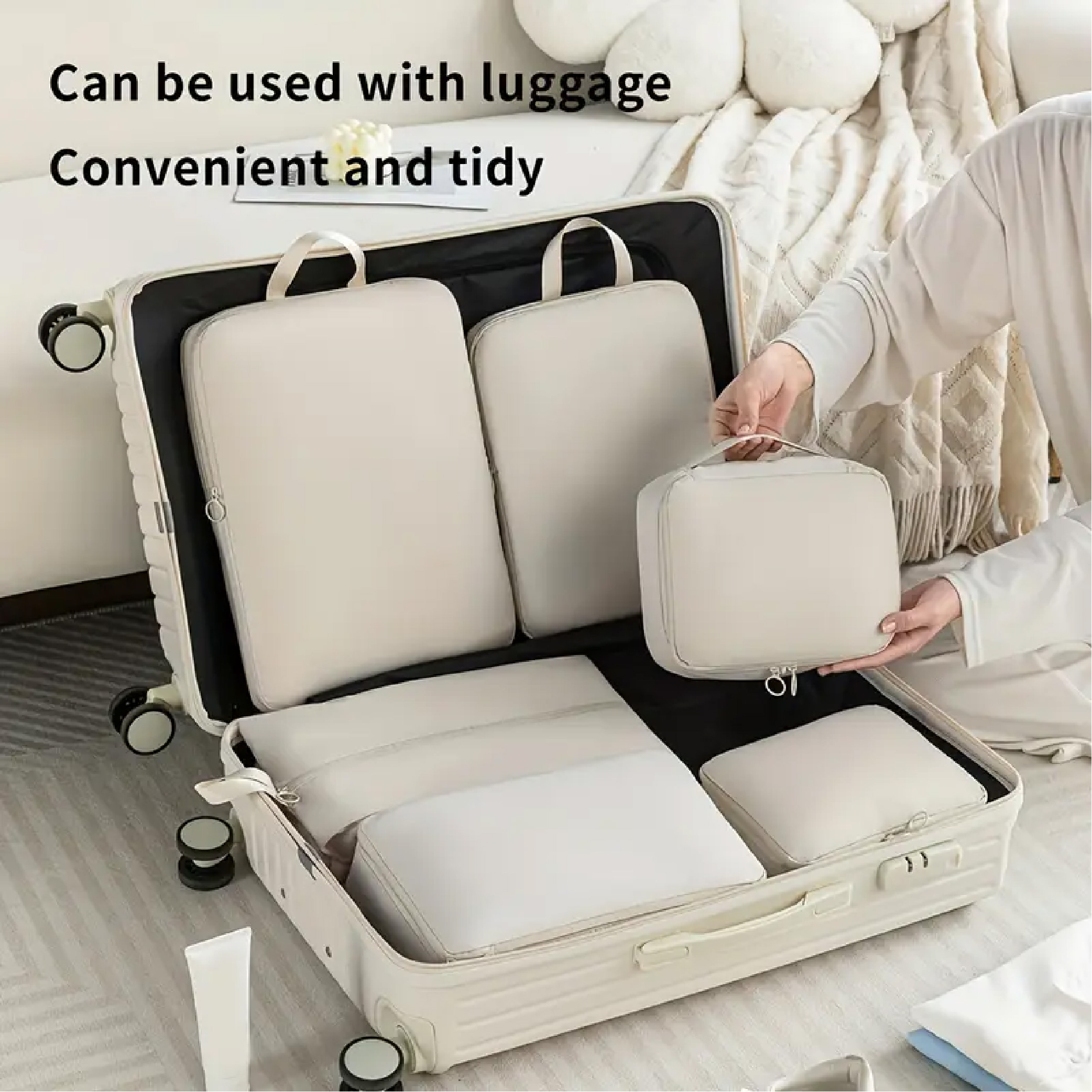 ZoomPack Travel Compression Bag 8 IN 1 Luggage Clothes Organizer - Beg ...
