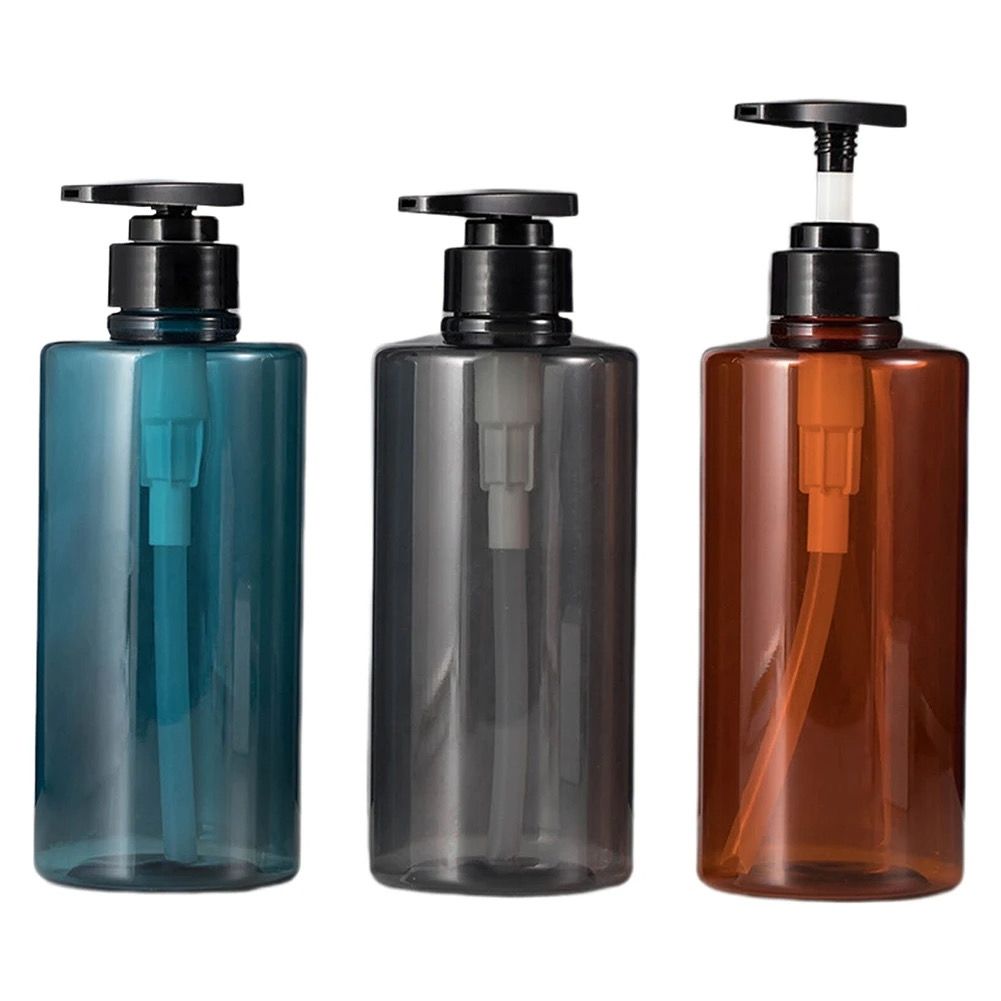 500ml botol kosong Pump cap Refillable Bottle Shampoo/body Wash/Hair ...