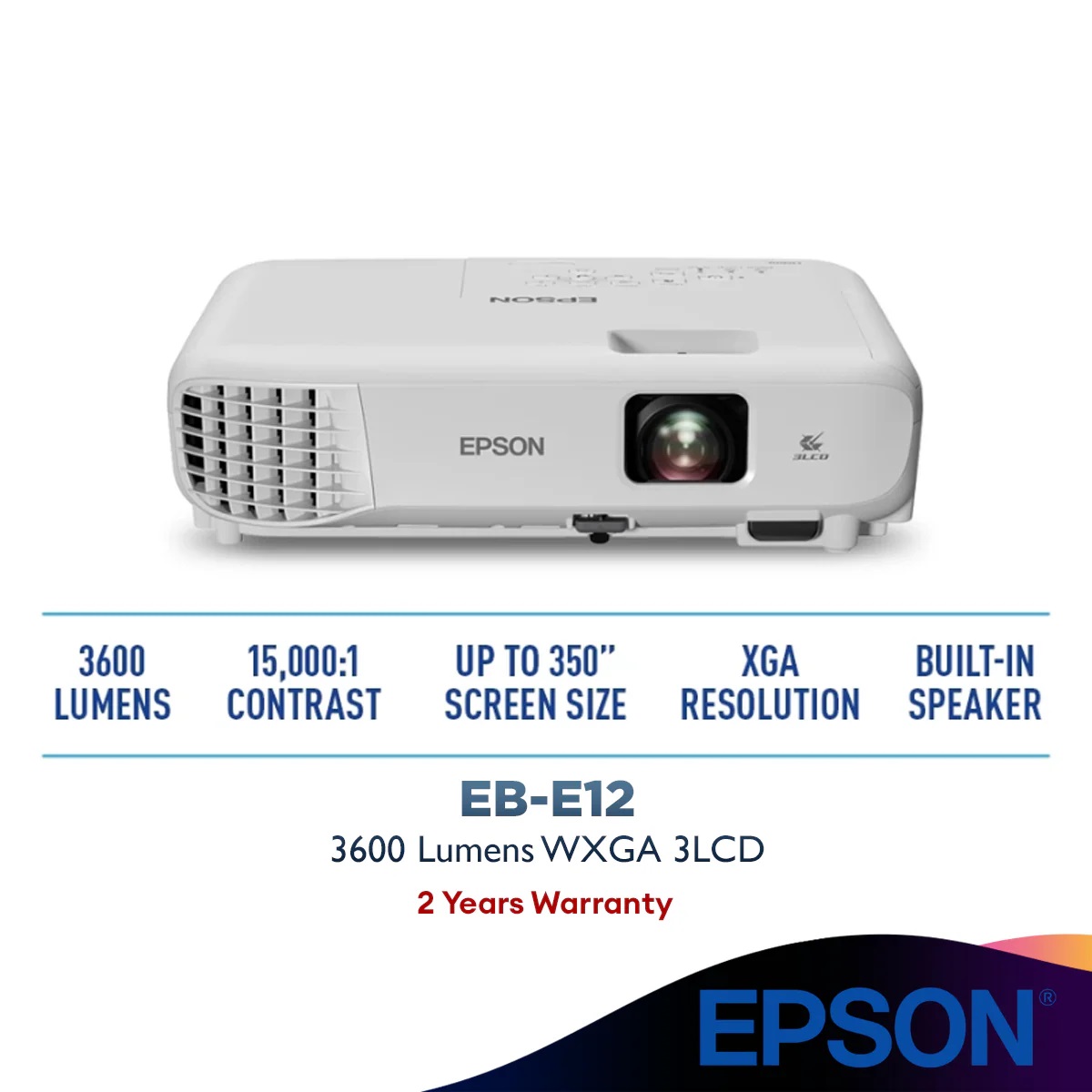 Epson EB-E10 EB-E01 EB-E12 XGA 3LCD Classroom Projector | Shopee Malaysia