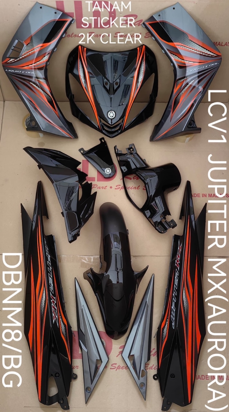 Coverset cover set tanam (HLD Racing) yamaha lc135v1 lc135 v1 lc 135 v1 ...