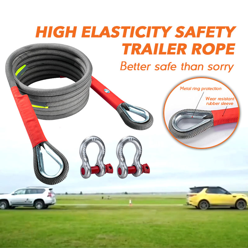 New Car Towing Rope Offroad Vehicle Can Tow 20 Tons of Rescue Rope